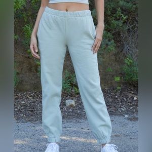 Brandy Melville Green sweatpants/ joggers